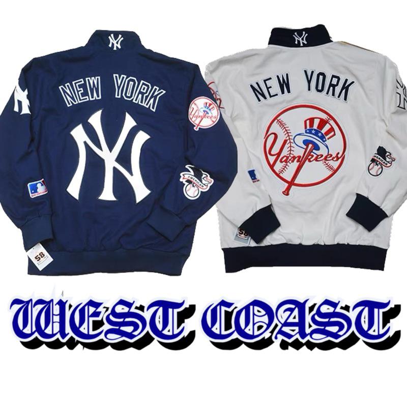 〔GroveStreet〕絕版90s New York Yankees Jacket 🇺🇸🇺🇸 重磅帆布 棒球外套
