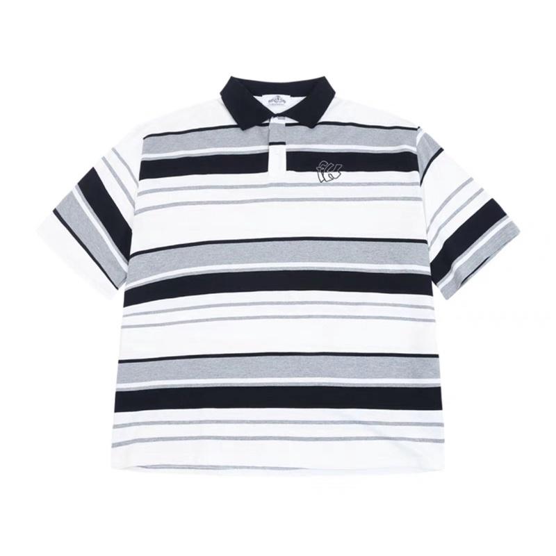 〔GroveStreet〕現貨 CHICANO Striped Polo 西岸風格 條紋Polo衫 Chicano 刺繡