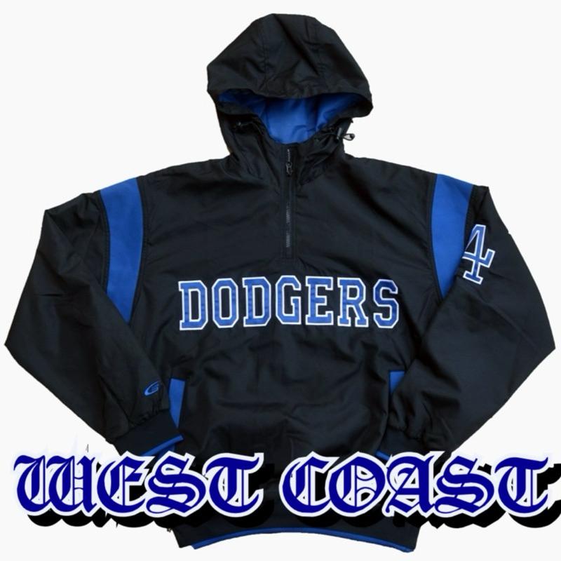 〔GroveStreet〕追加款 MLB Los Angeles Dodgers Jacket 道奇 衝鋒衣 半拉鍊