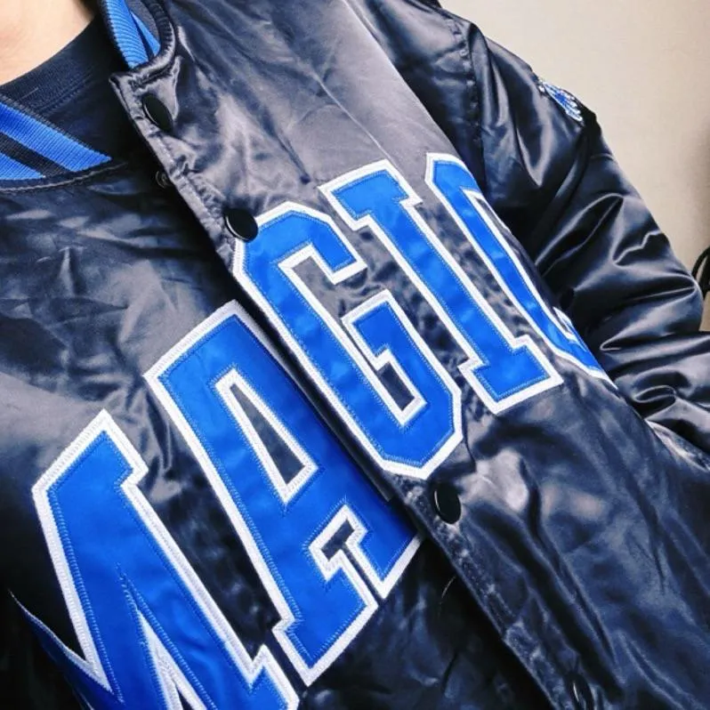 〔GroveStreet〕現貨 NBA Orlando Magic 奧蘭多魔術隊 棒球外套 鋪棉外套 美式街頭 西岸風格