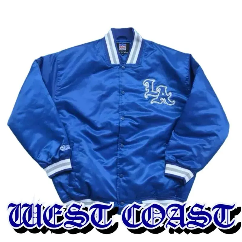 〔GroveStreet〕現貨 PRO STAR 重磅鋪棉 棒球外套 LA 西岸字體 LOS ANGELES 美式街頭