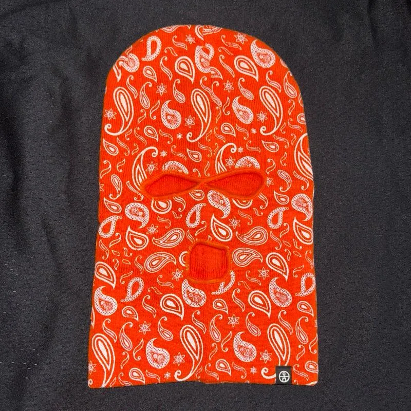 〔GroveStreet〕 現貨 頭套 90s Paisley 變形蟲 Balaclava Ski Mask 滑雪面罩