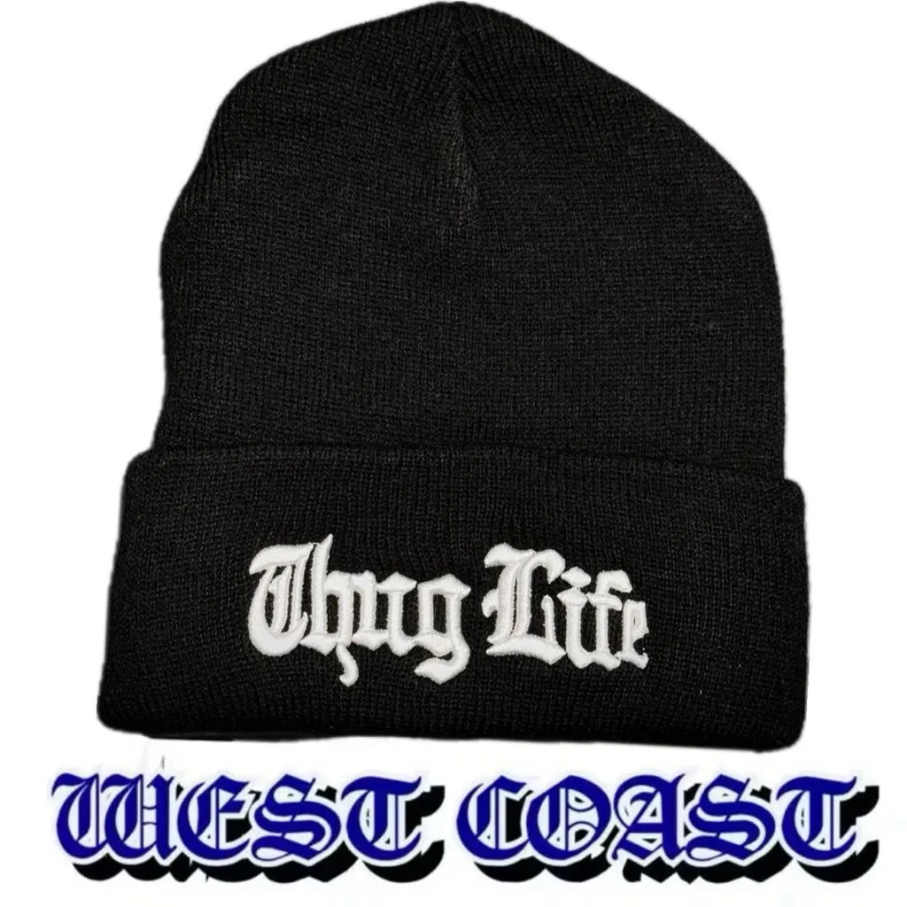 〔GroveStreet〕 現貨 THUG LIFE 毛帽 West Coast Beanie 西岸風格