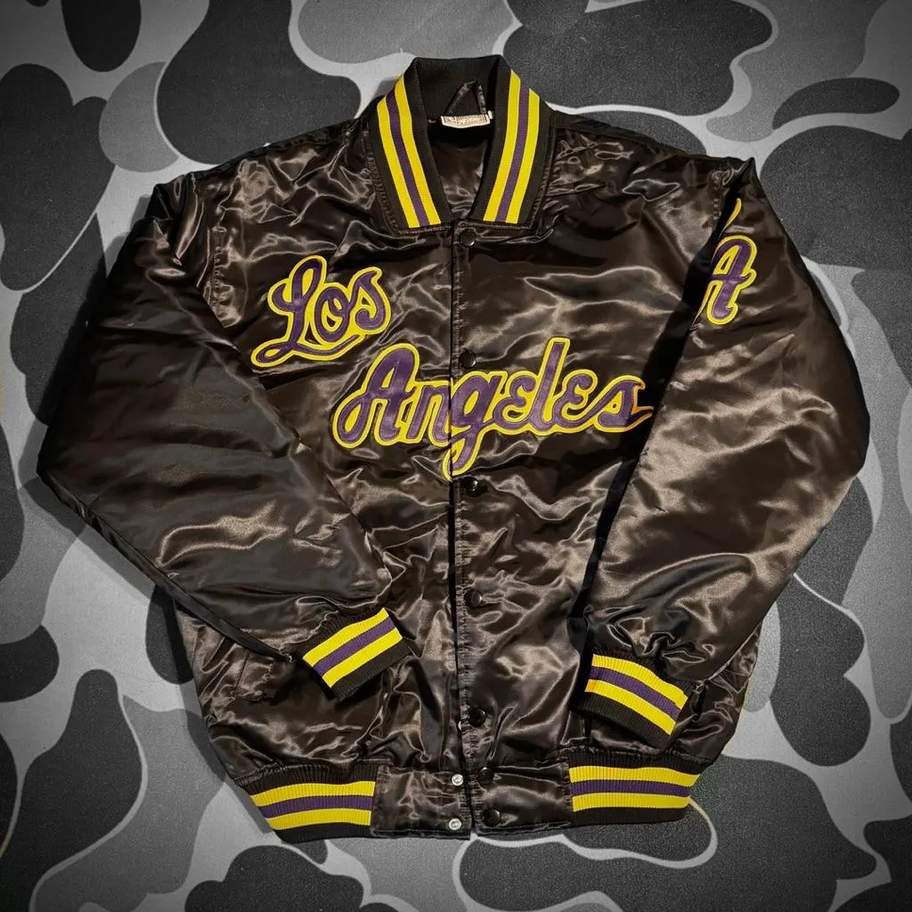 〔GroveStreet〕 LAKERS Baseball Jacket Los Angeles 湖人隊 棒球外套