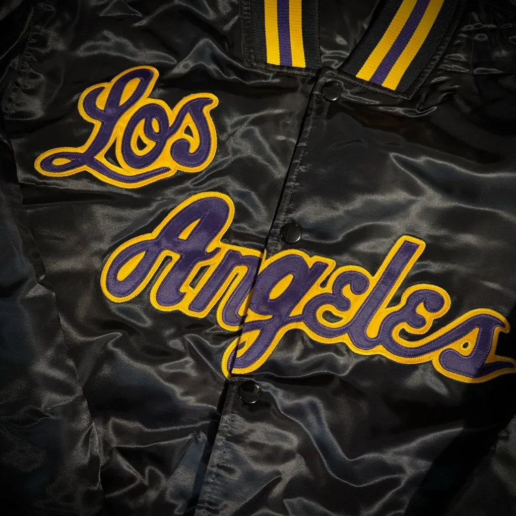 〔GroveStreet〕 LAKERS Baseball Jacket Los Angeles 湖人隊 棒球外套