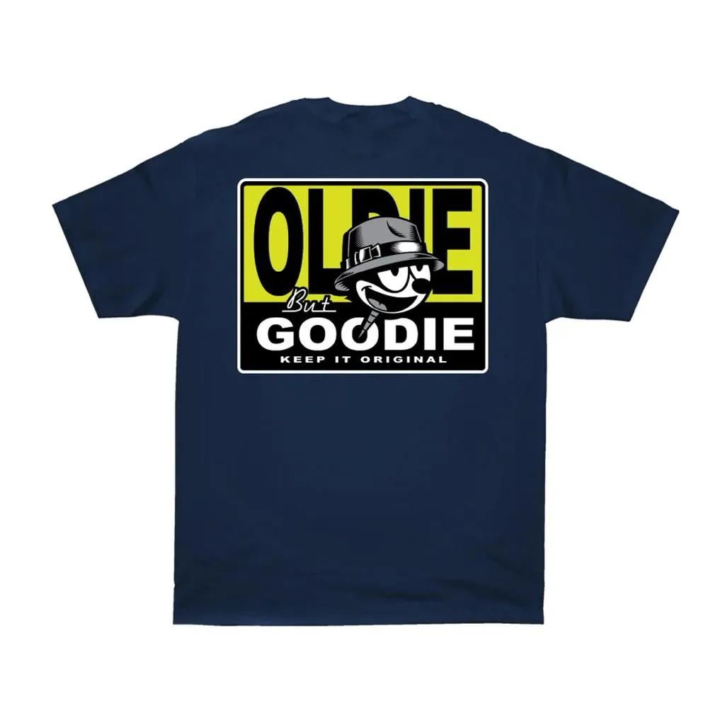 〔GroveStreet〕 現貨 OGFAMILY OLDIE CAT 短T 美式街頭 西岸風格 Chicano 藏青