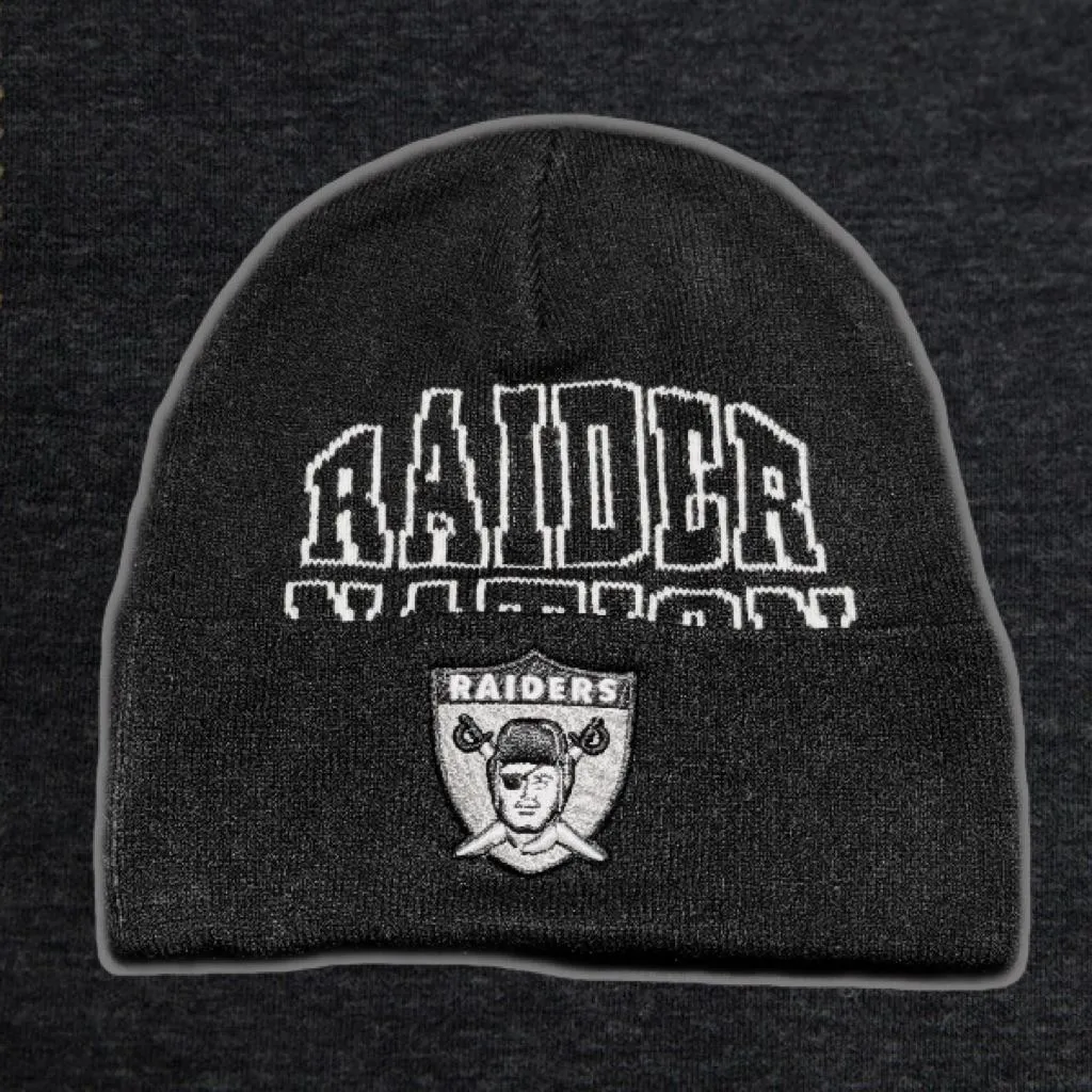 〔GroveStreet〕 現貨 Raiders Nation Beanie 突襲者 針織毛帽 美式街頭 Chicano