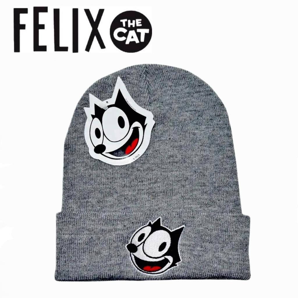 〔GroveStreet〕 現貨 FELIX THE CAT BLACK BEANIE 菲力貓 灰色毛帽 官方授權經銷