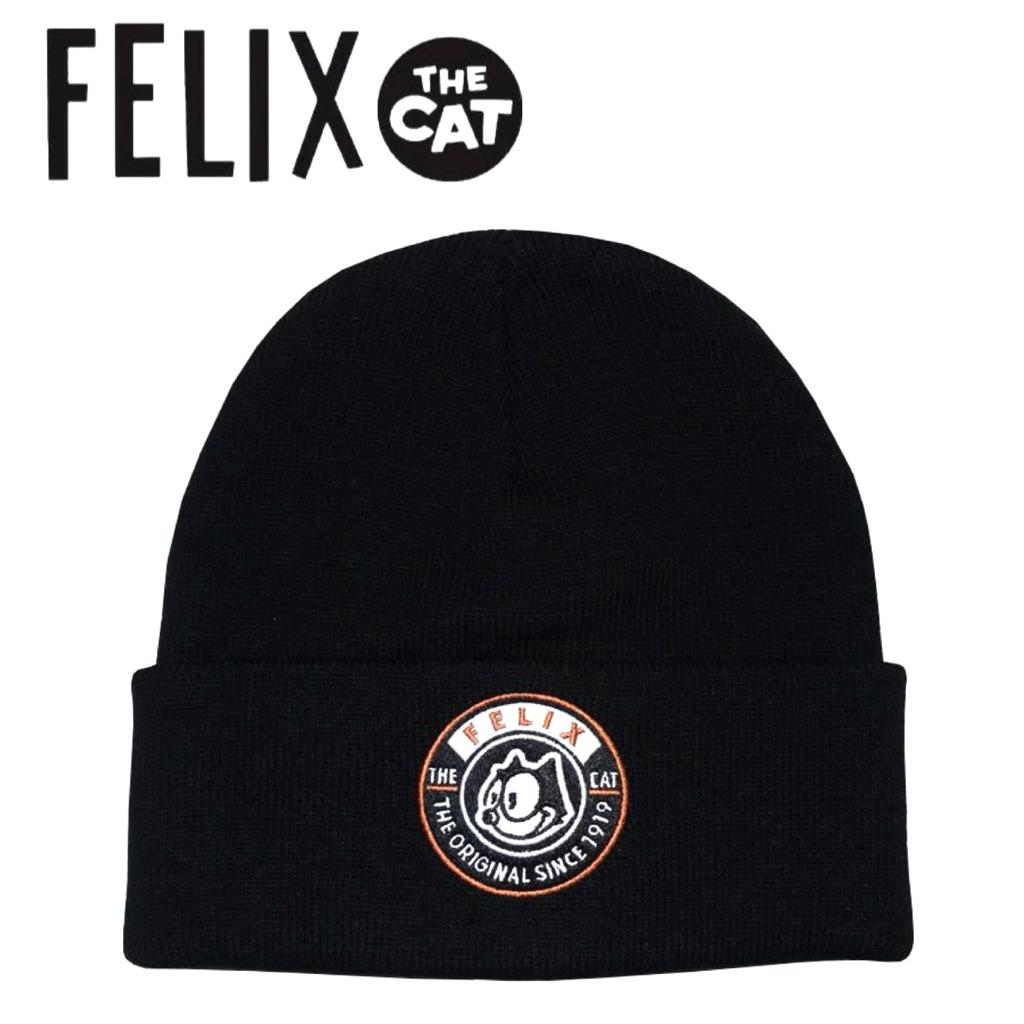 〔GroveStreet〕 現貨 FELIX THE CAT BLACK BEANIE 菲力貓 毛帽 官方授權經銷