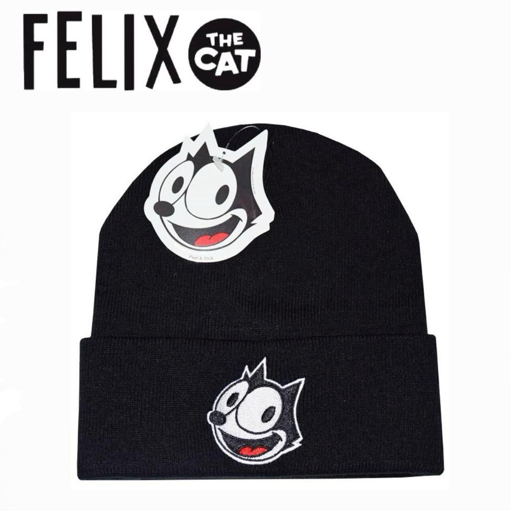 〔GroveStreet〕 現貨 FELIX THE CAT BLACK BEANIE 菲力貓 黑色毛帽 官方授權經銷