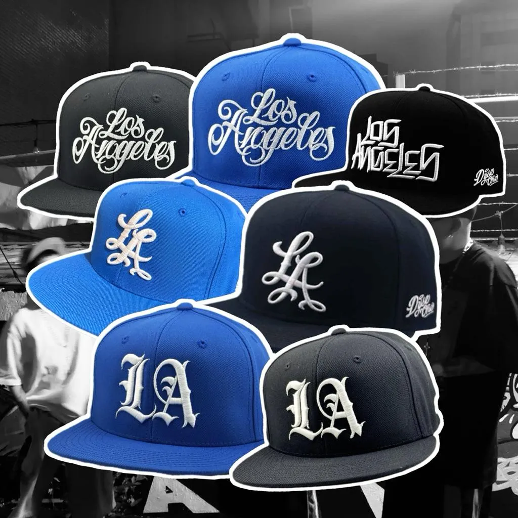 〔GroveStreet〕 現貨 DYSE ONE LA SCRIPT SNAPBACK HAT 棒球帽 黑色