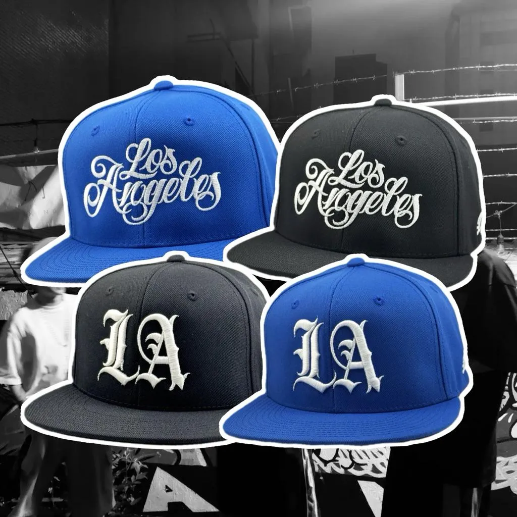 〔GroveStreet〕 現貨 DYSE ONE LA SCRIPT SNAPBACK HAT 棒球帽 藍色棒球帽