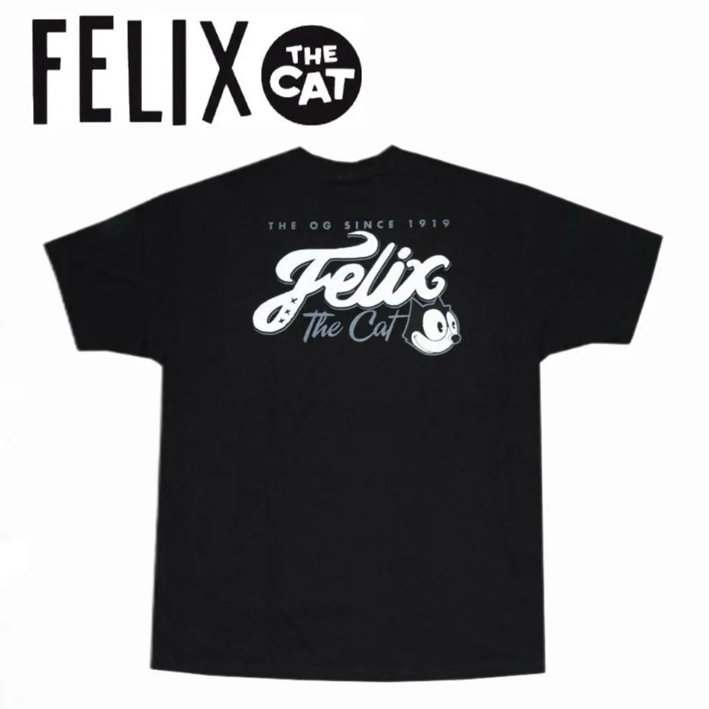〔GroveStreet〕 現貨 FELIX THE CAT OG SCRIPT 菲力貓 西岸風格 美式街頭 重磅TEE