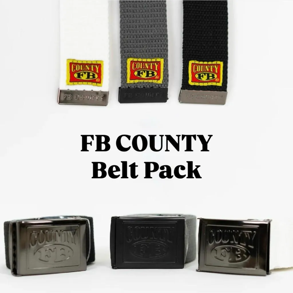〔GroveStreet〕 FB COUNTY BELT PACK 正宗西岸 官方授權 重磅帆布 皮帶 Chicano