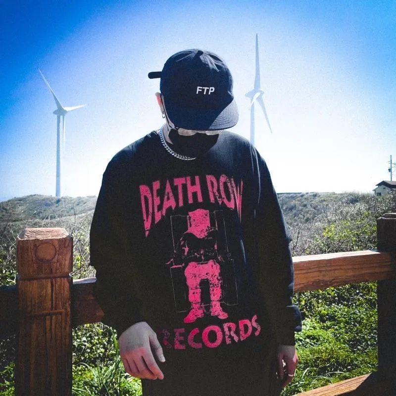 〔GroveStreet〕 DEATH ROW RECORDS Vintage Tee 死囚唱片 美式街頭 嘻哈音樂