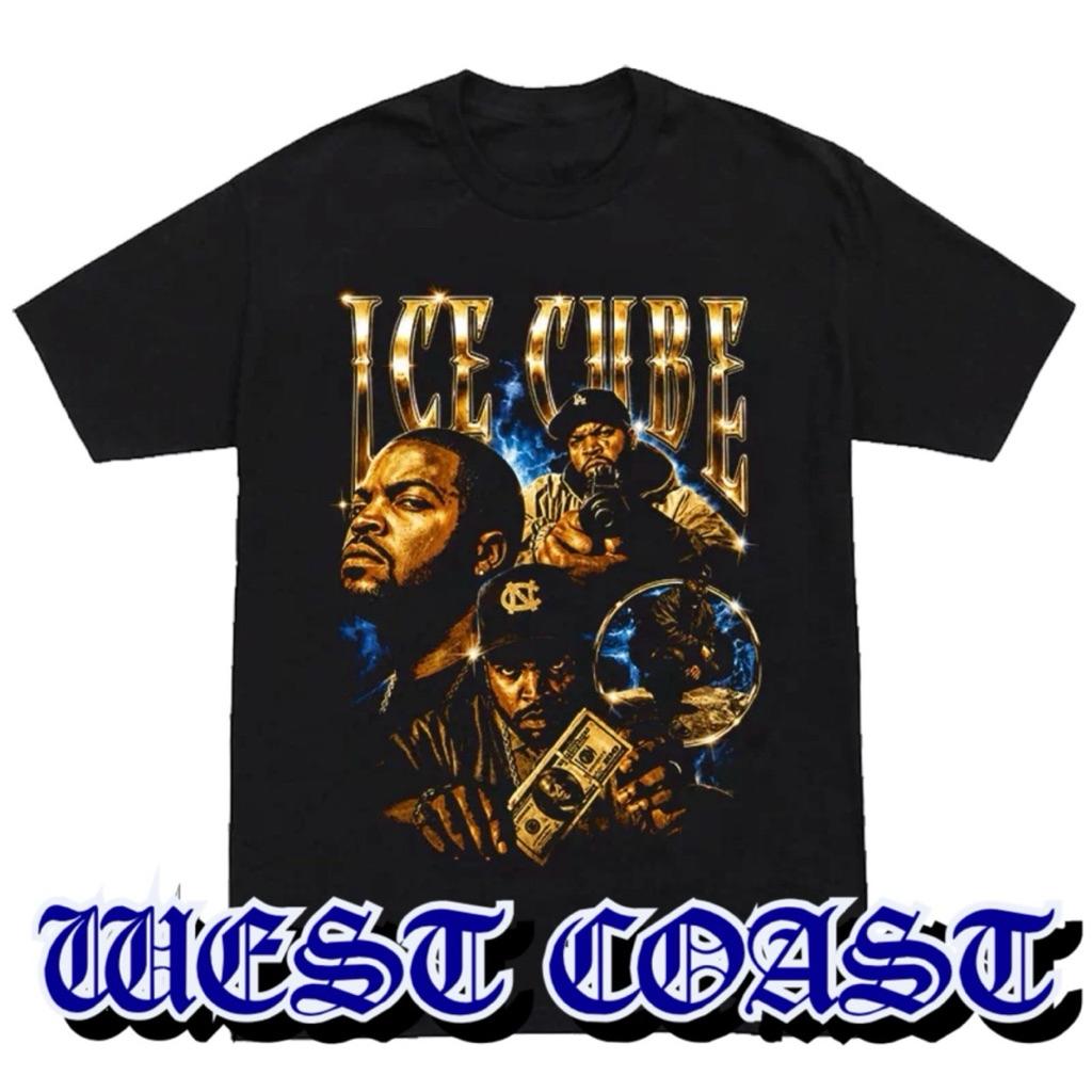 〔GroveStreet〕 ICE CUBE Vintage Tee 冰塊酷巴 西岸歌手 短袖上衣 美式嘻哈 街頭 短T