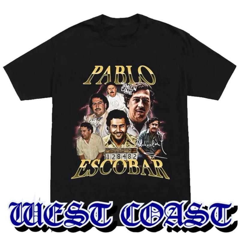 〔GroveStreet〕 PABLO ESCOBAR Vintage tee Hoodie 墨西哥毒梟 電影