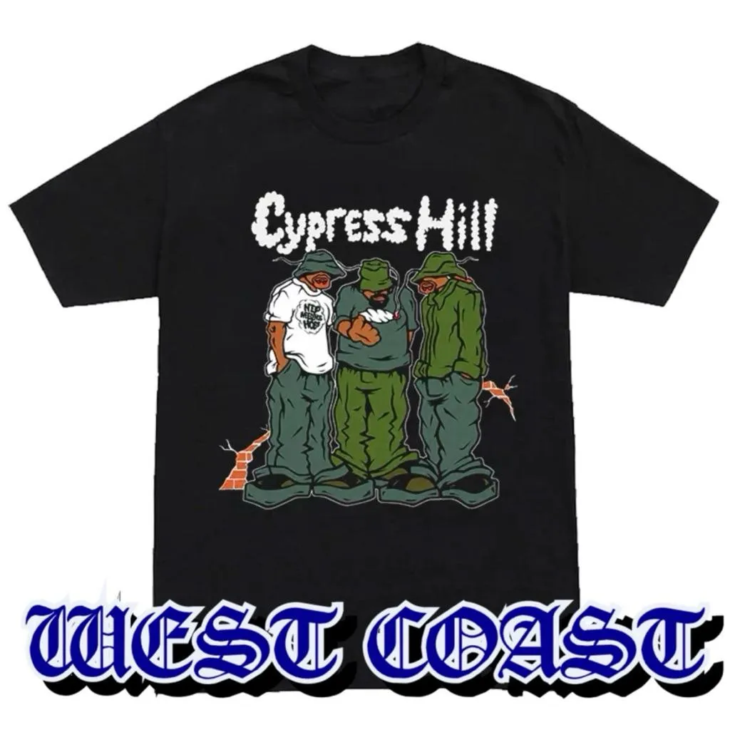 〔GroveStreet〕Cypress Hill Vintage Tee 復古 致敬Tee 西岸饒舌團體 墓園三人組