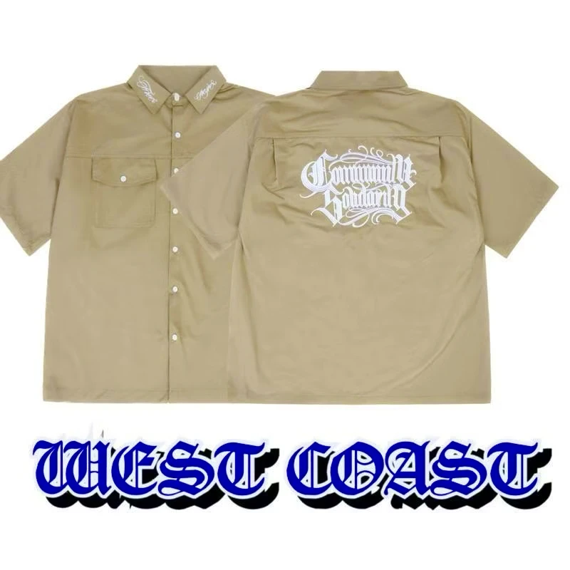 〔GroveStreet〕 現貨 西岸字襯衫 短袖襯衫 Chicano Work Shirt 西岸風格 Chicano