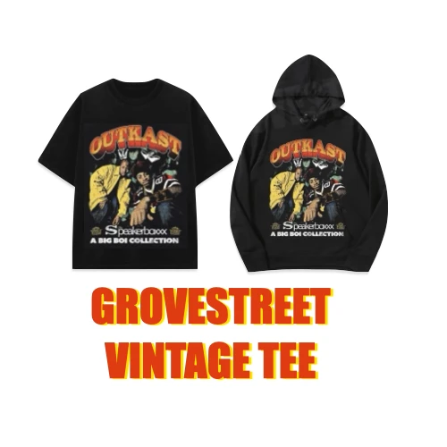 〔GroveStreet〕OutKast 南方饒舌 vintage tee 南方嘻哈 Southern Hip Hop