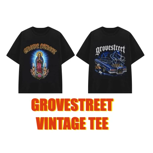 〔GroveStreet〕 West Coast Classic 系列 Tee vintage 短袖上衣 美式街頭