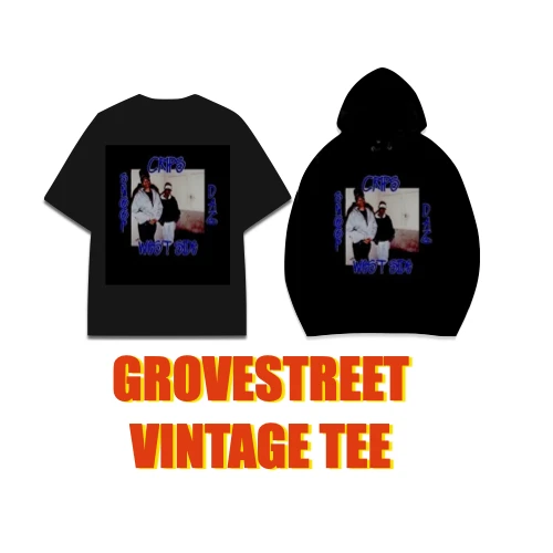 〔GroveStreet〕西岸 Snoop Dogg 嘻哈教父 小圖 vintageTee 史努比狗狗