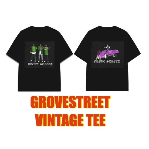 〔GroveStreet〕 Family Hoodie GTA SA gang 俠盜獵車手 vintage 高數位噴印