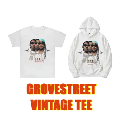 〔GroveStreet〕 MIGOS CULTURElll Vintage Tee Hoodie 重磅短袖 致敬