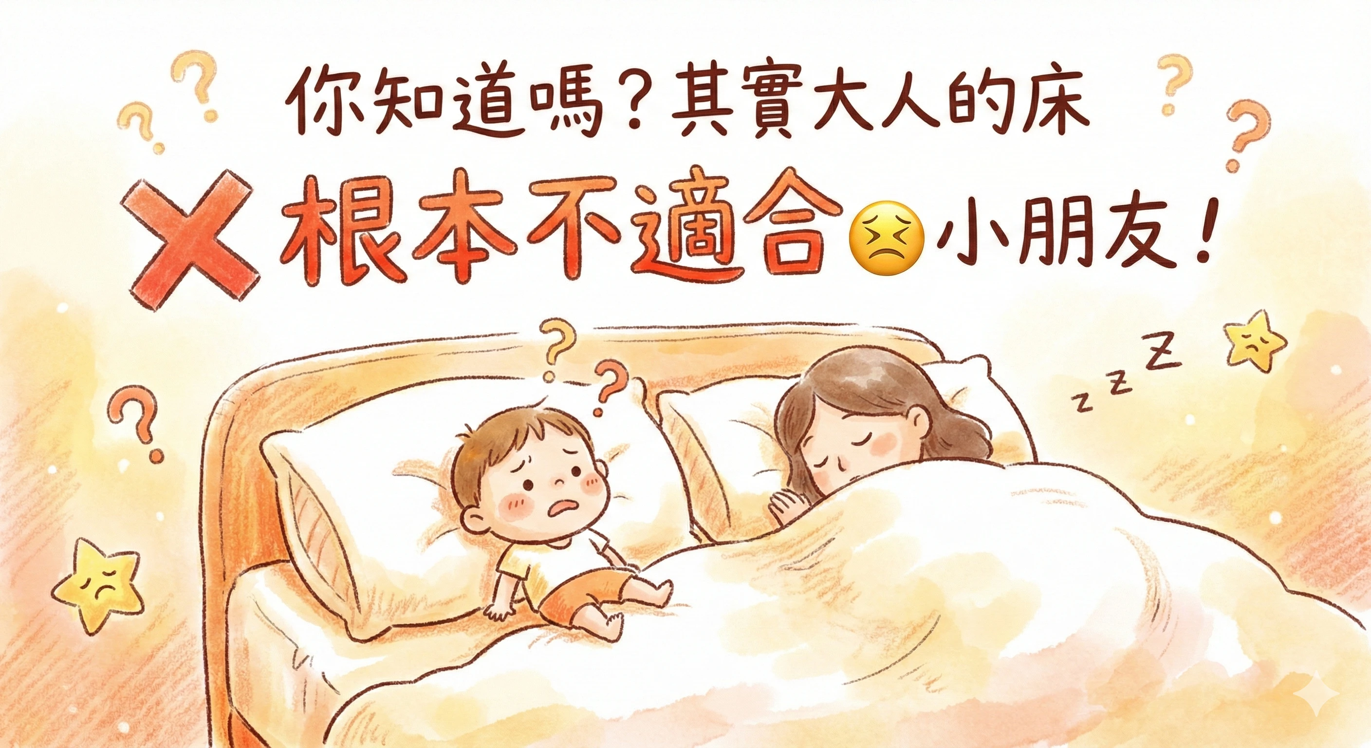 【為什麼孩子不該睡成人床？】帶你看懂兒童床墊的關鍵差異