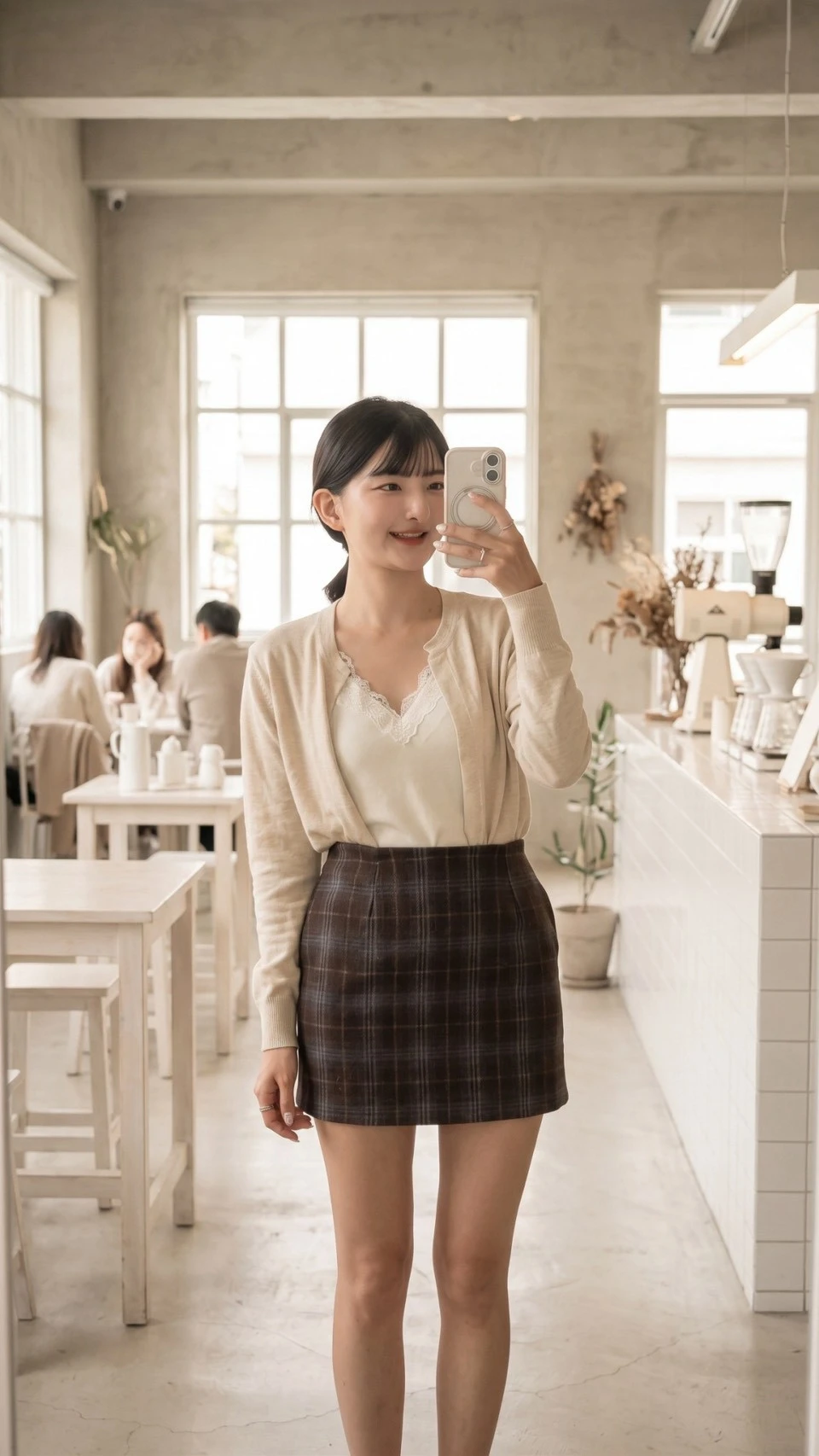 格紋短裙 88012