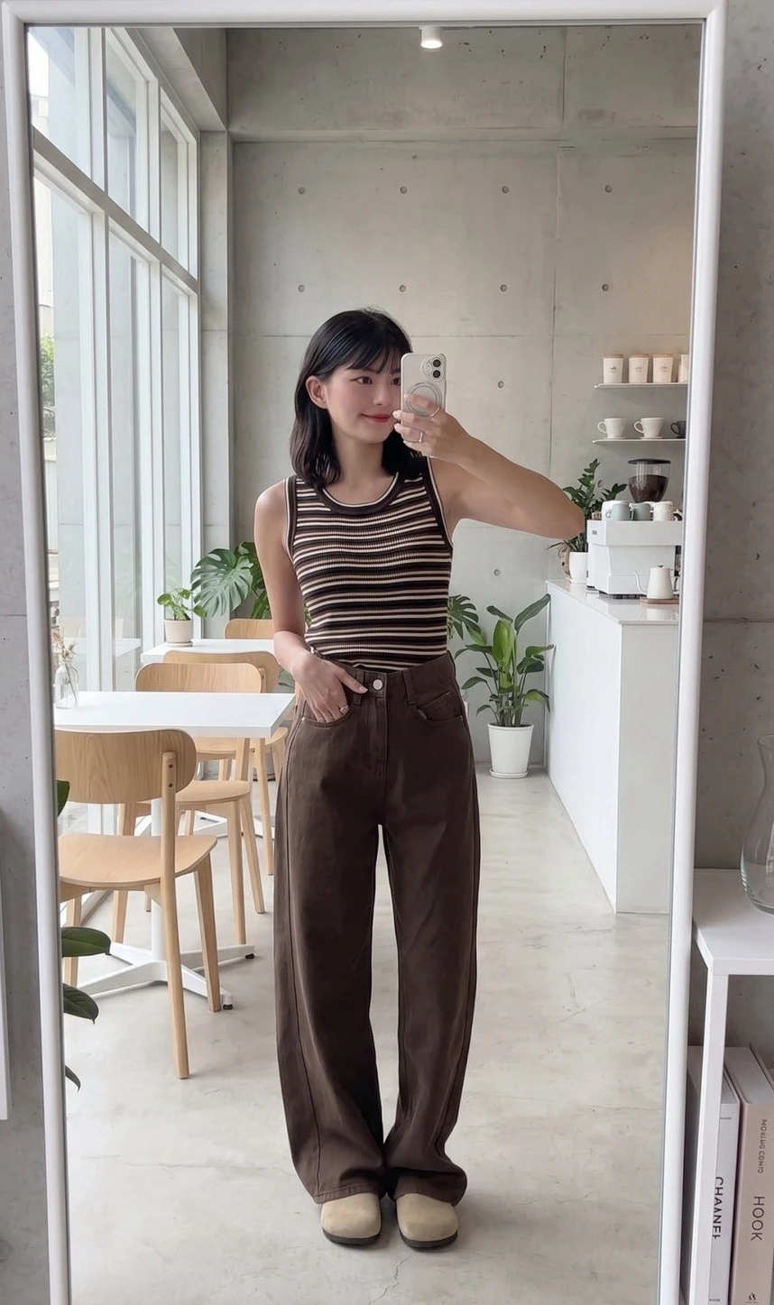 直筒顯瘦牛仔褲 6091W