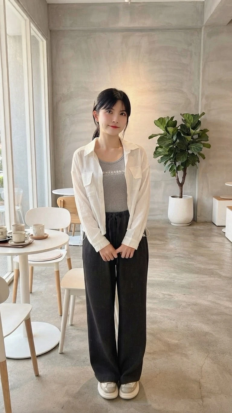真兩件式襯衫 6882D