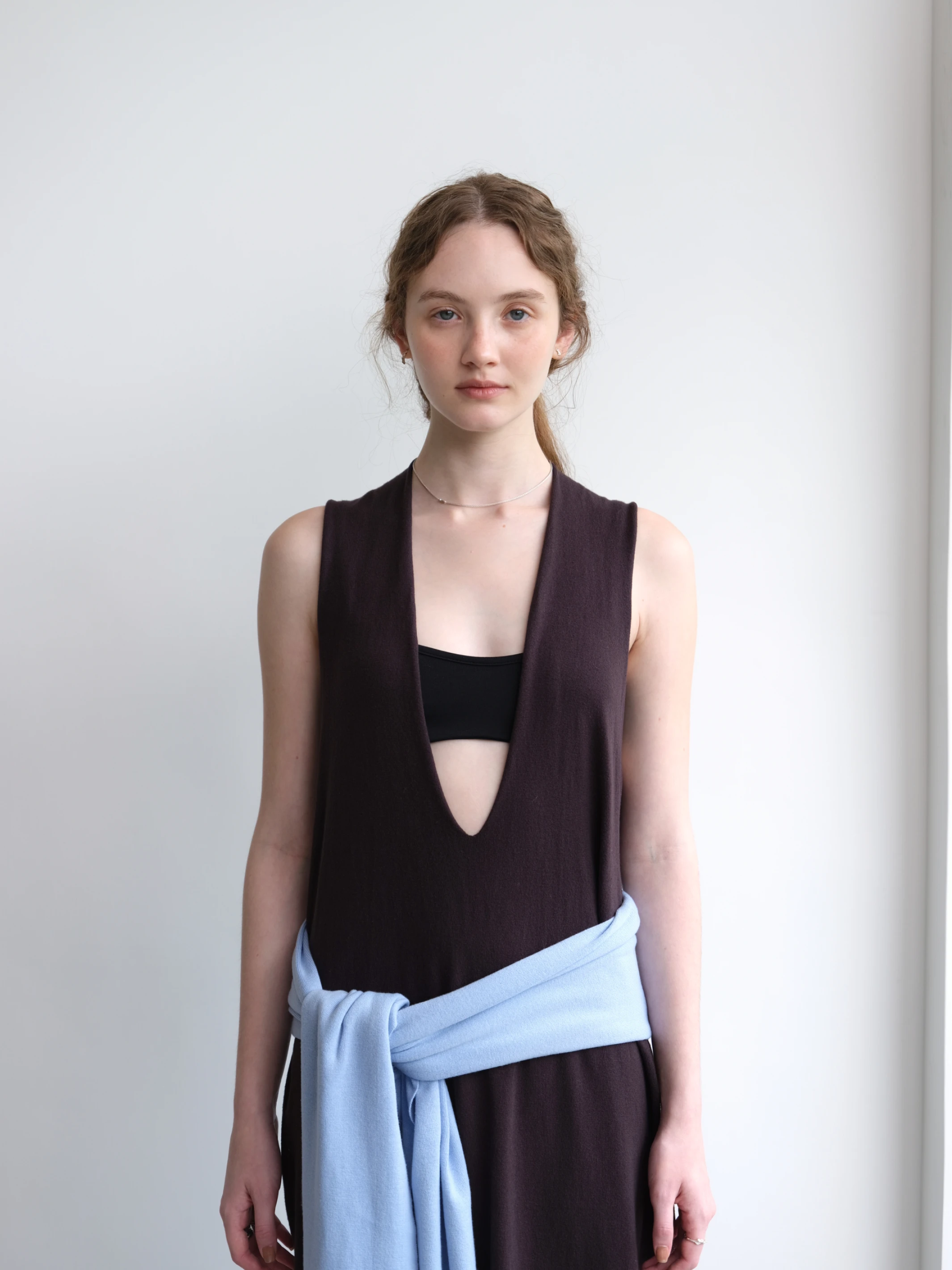 LoamBud Knit Dress in brown