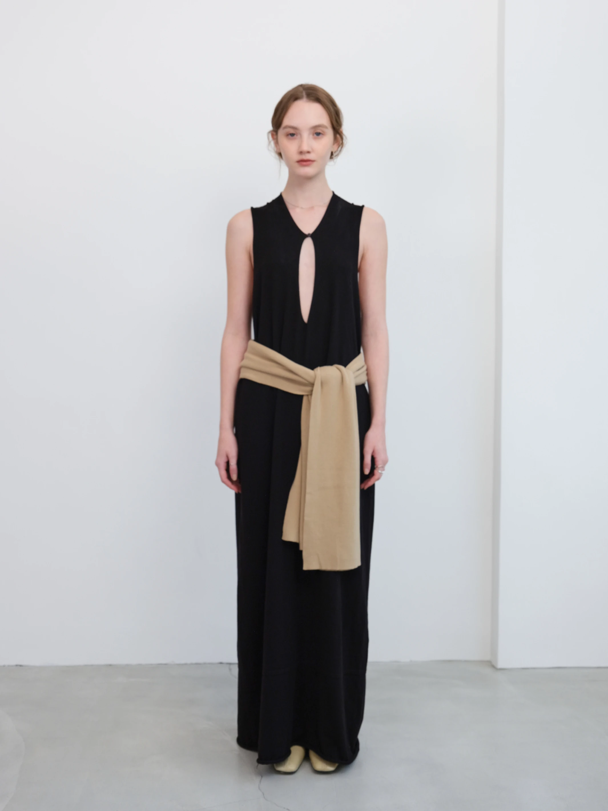 LoamBud Knit Dress in black