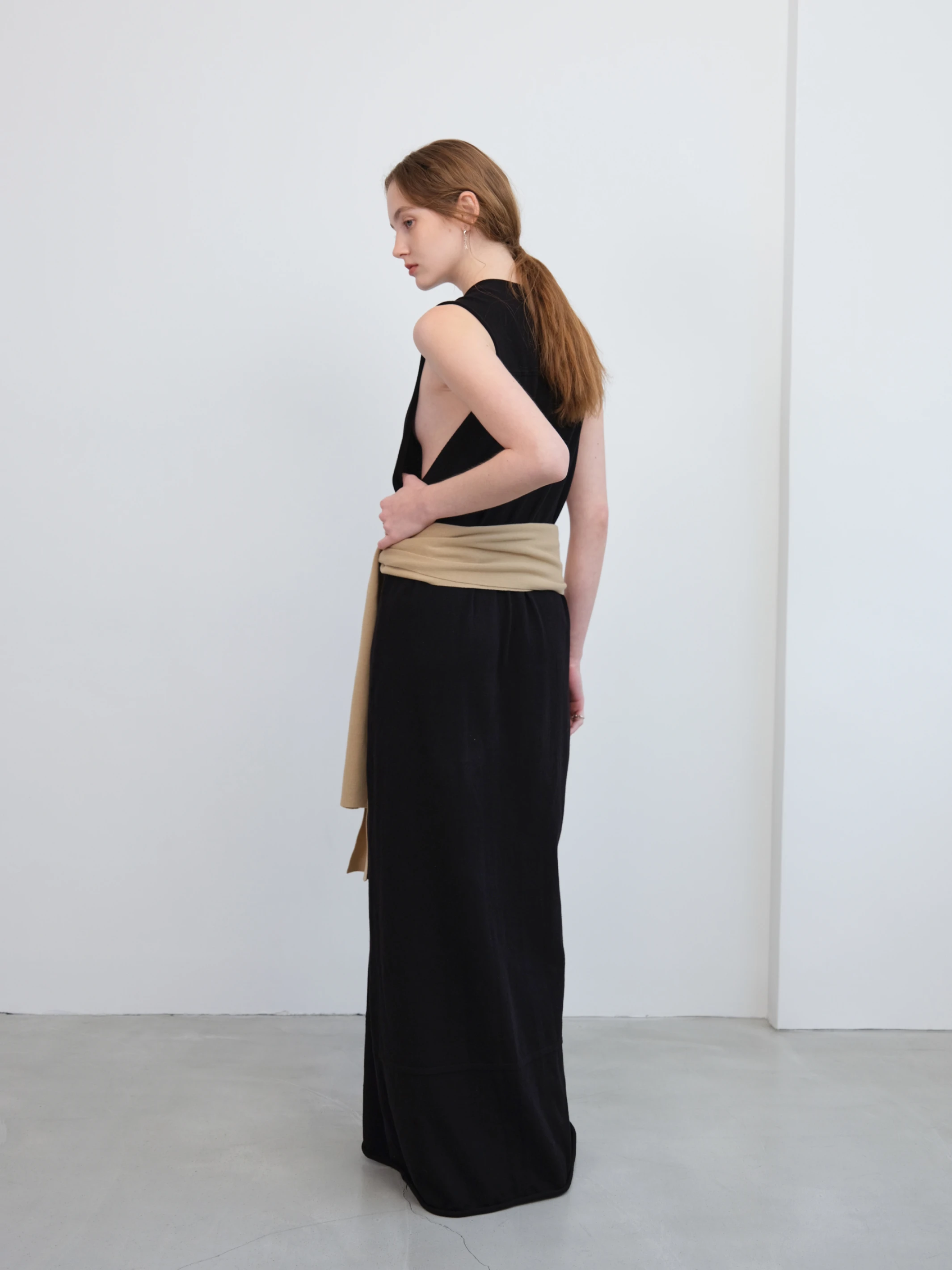 LoamBud Knit Dress in black