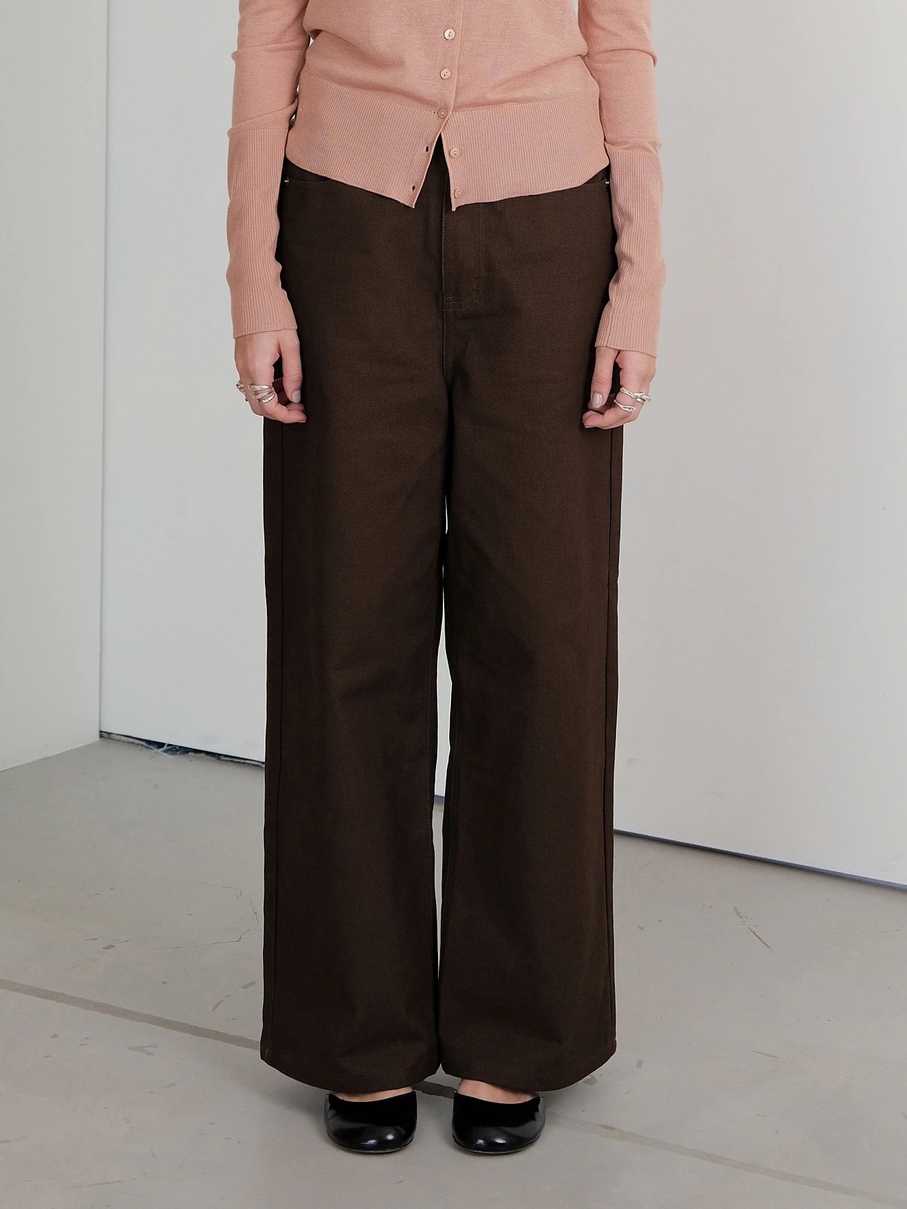 RawForm Classic Straight Denim in brown