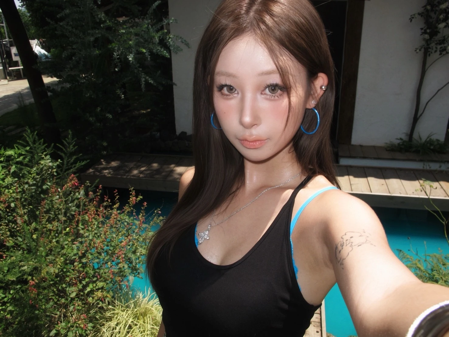 現貨(珍妮團購)蕾絲翅膀美背BRA TOP_黑