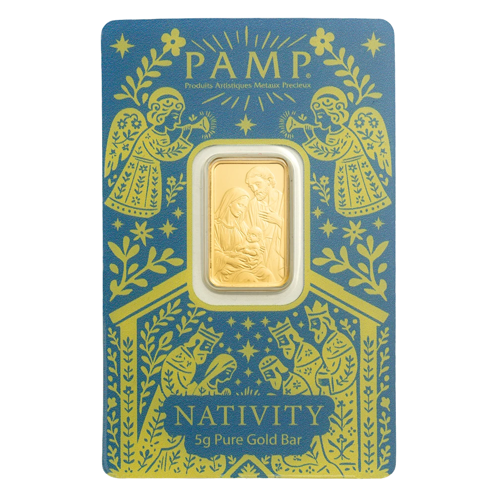 PAMP-耶穌降生-9999金條-5公克