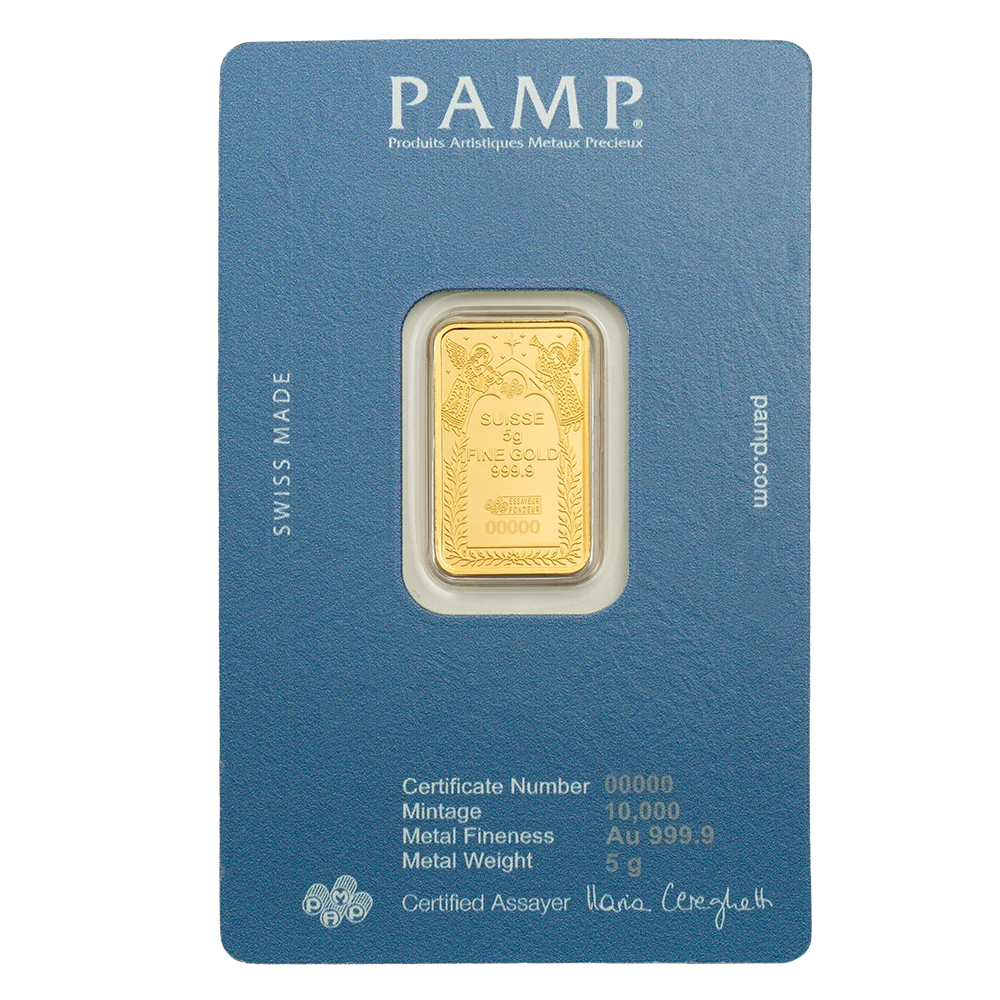 PAMP-耶穌降生-9999金條-5公克