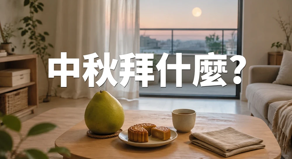 中秋節要拜什麼？拜月娘、拜土地公與連假後居家整理