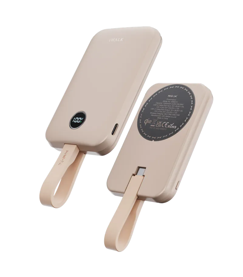 【iWALK】MAGO 磁吸帶線行動電源