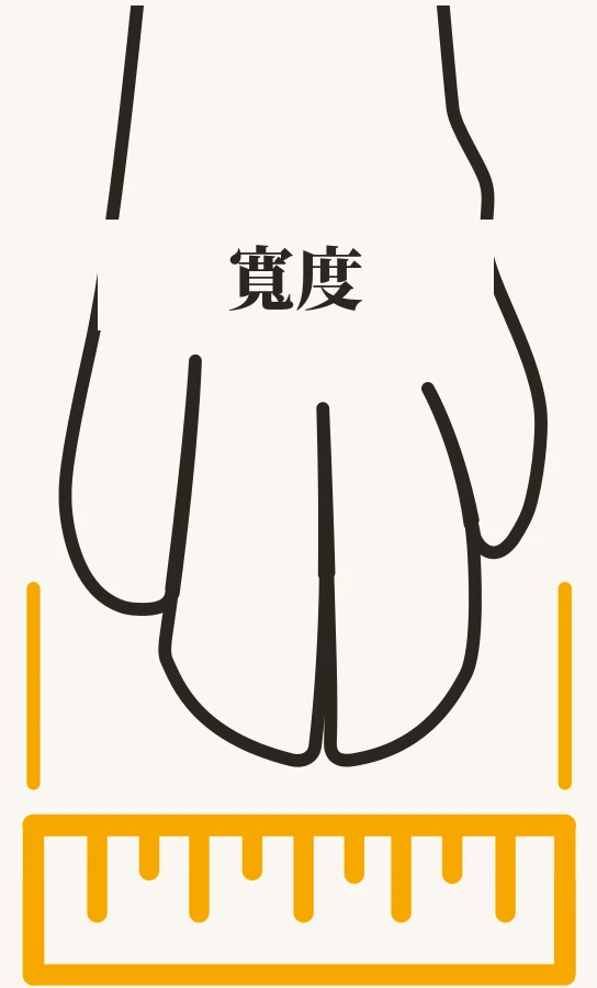 RUFFWEAR 狗靴量法示意圖