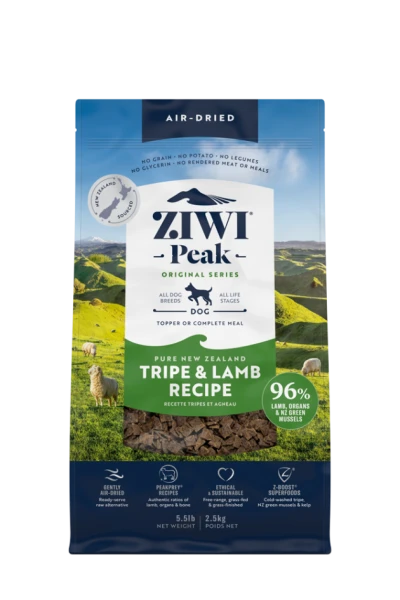 ZiwiPeak鮮肉狗糧 羊肉羊肚