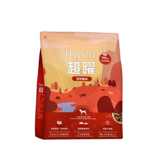 Hyperr超躍 放牧鹿肉 狗狗凍乾生食餐 (狗飼料犬糧)