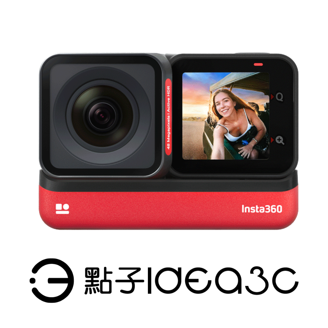 Insta360 ONE RS 全景相機 FlowState 即時防震與水平鎖定 AI補光與創意剪輯