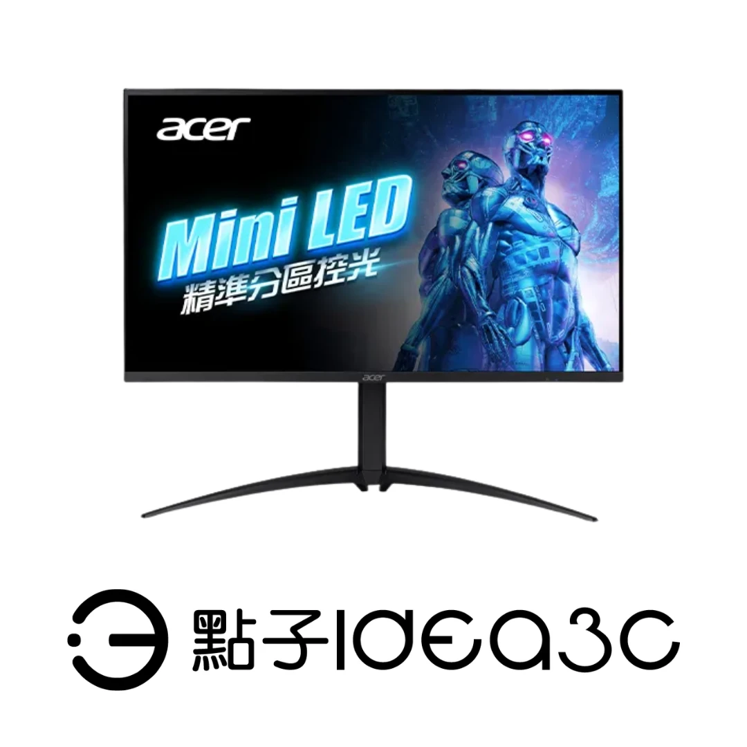 Acer XV275K 27吋電競螢幕 4K UHD解析 160Hz IPS面板