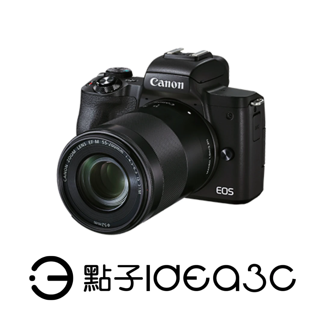 Canon EOS M5 Mark II 微單眼相機 + EF-M 15-45mm 2400萬畫素 支援4K UHD錄影 DIGIC 8影像處理器