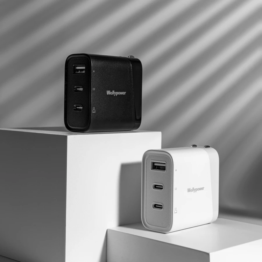 WellyPower 65W PD/QC3.0 三孔快速充電器