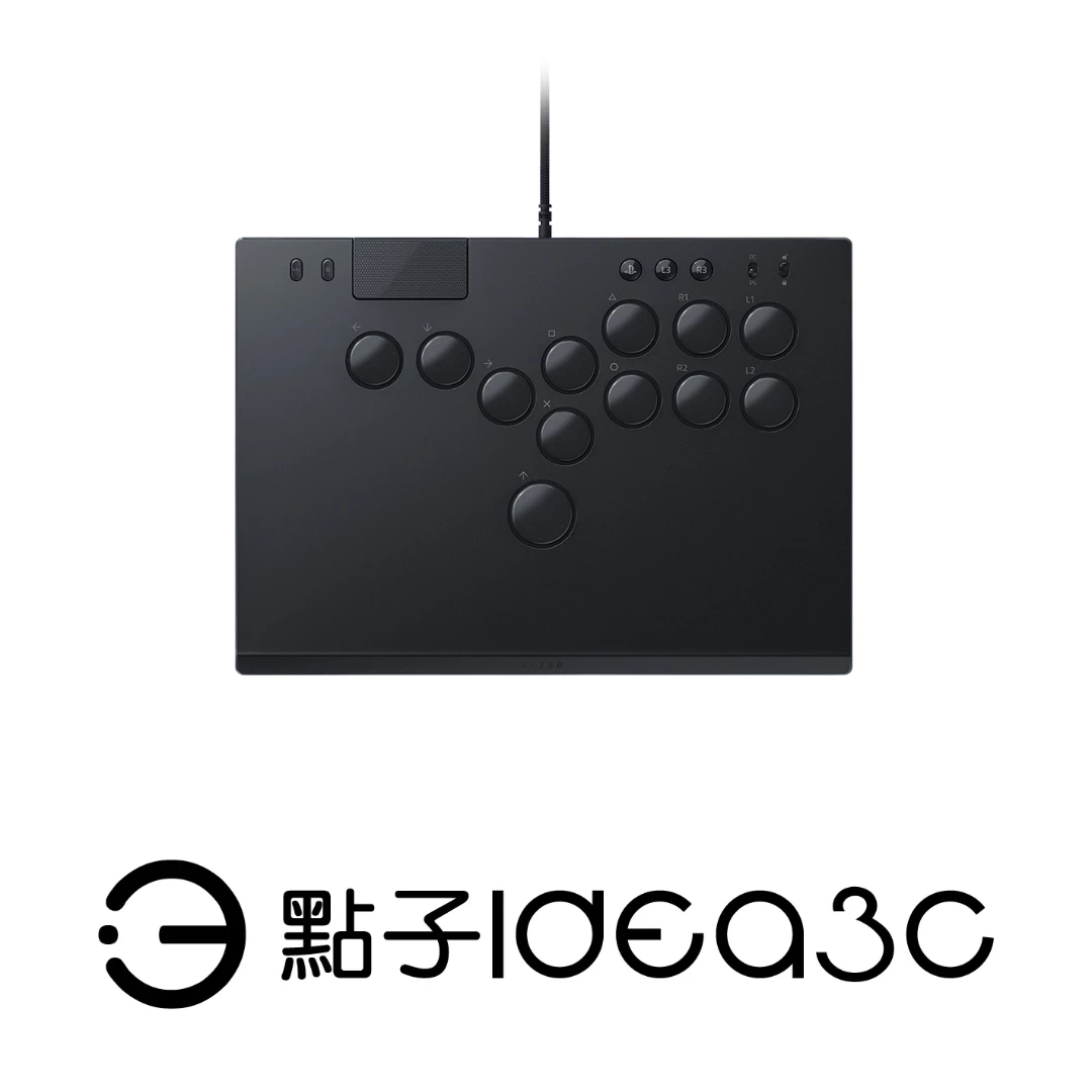 Razer Kitsune RZ06-0502 全按鍵街機控制器 (Windows/PS5) 精準四向移動按鈕配置