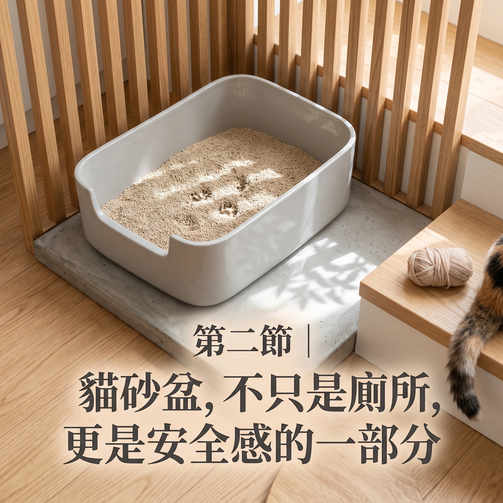 【 帕米樂手記 】Chapter 3｜第二節｜貓砂盆，不只是廁所，更是安全感的一部分